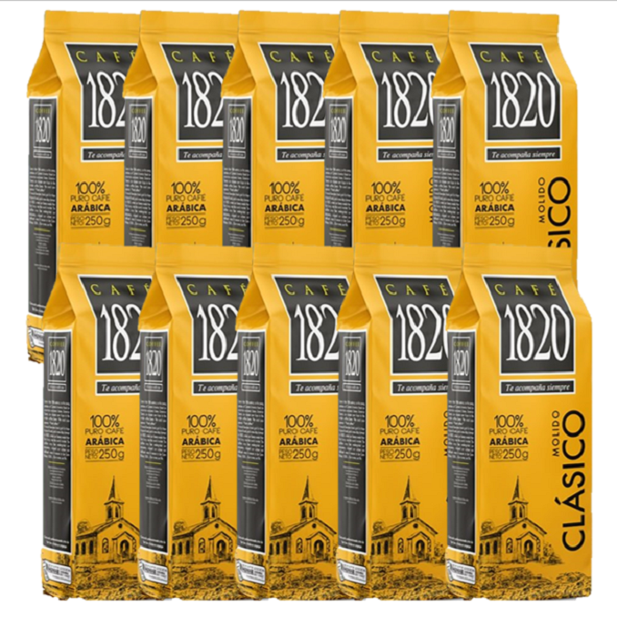 10-pack Cafe 1820 Coffee 0.5 lbs (ground)