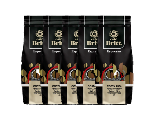 5-pack Cafe Britt Coffee Espresso 12oz