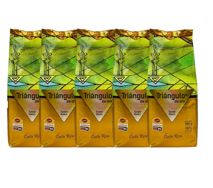 5-pack Cafe Triangulo de Oro Coffee Premium 12oz (ground)